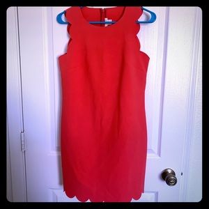 J. Crew Scalloped Sheath Dress size 2